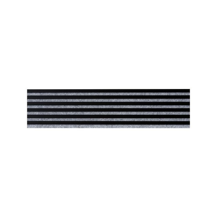 Wooden wall panel 2700 x 300mm (Grey - Matte black) Wooden wall panel 2700 x 300mm (Grey - Matte black)